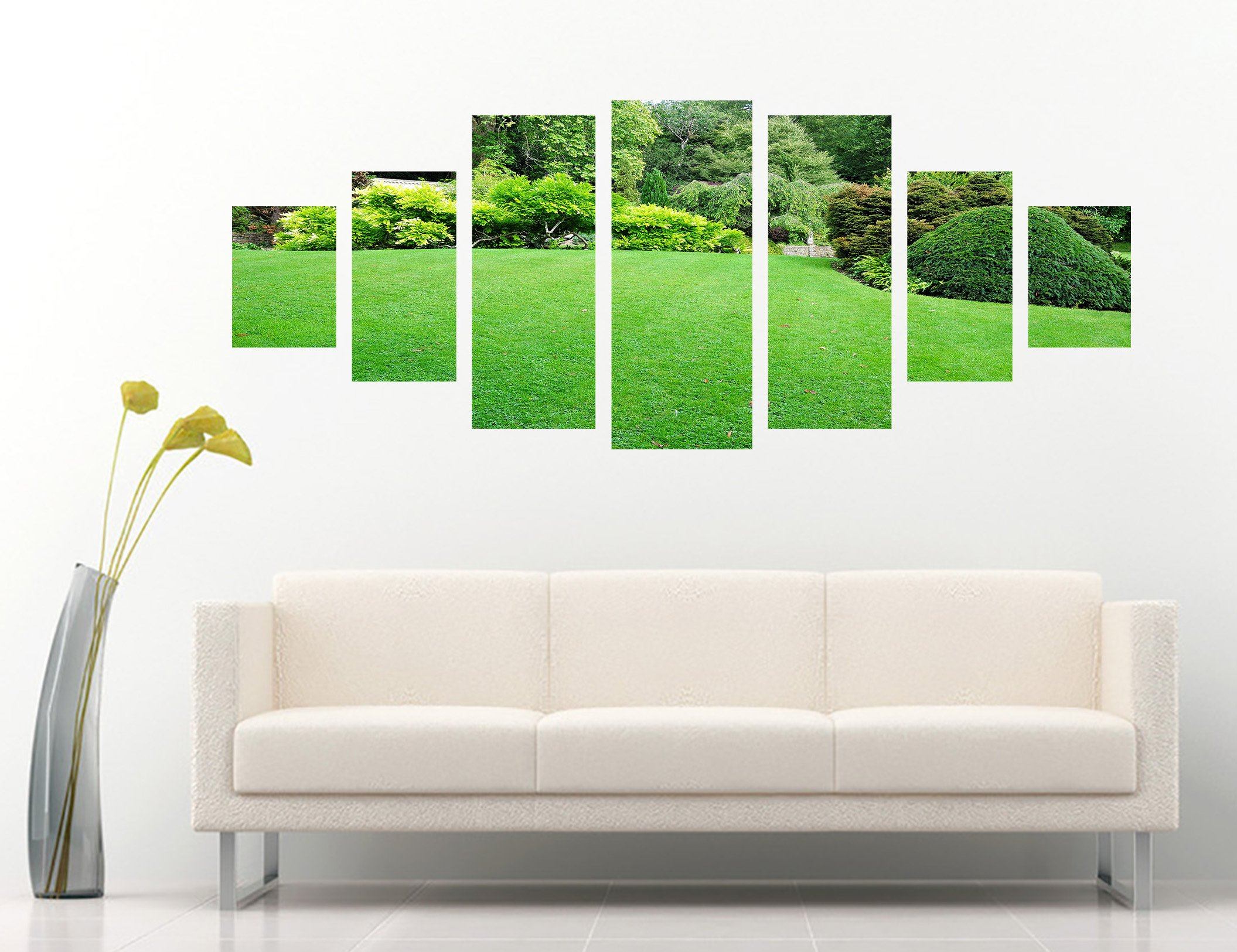 3D Green Grass 066 Unframed Print Wallpaper Wallpaper AJ Wallpaper