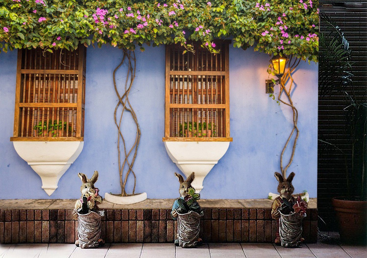 3D Window Flower Plants 47 Wallpaper AJ Wallpaper