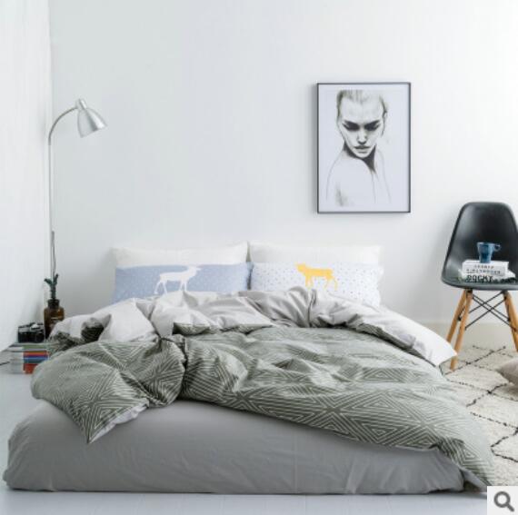 3D Gray 15186 Bed Pillowcases Quilt