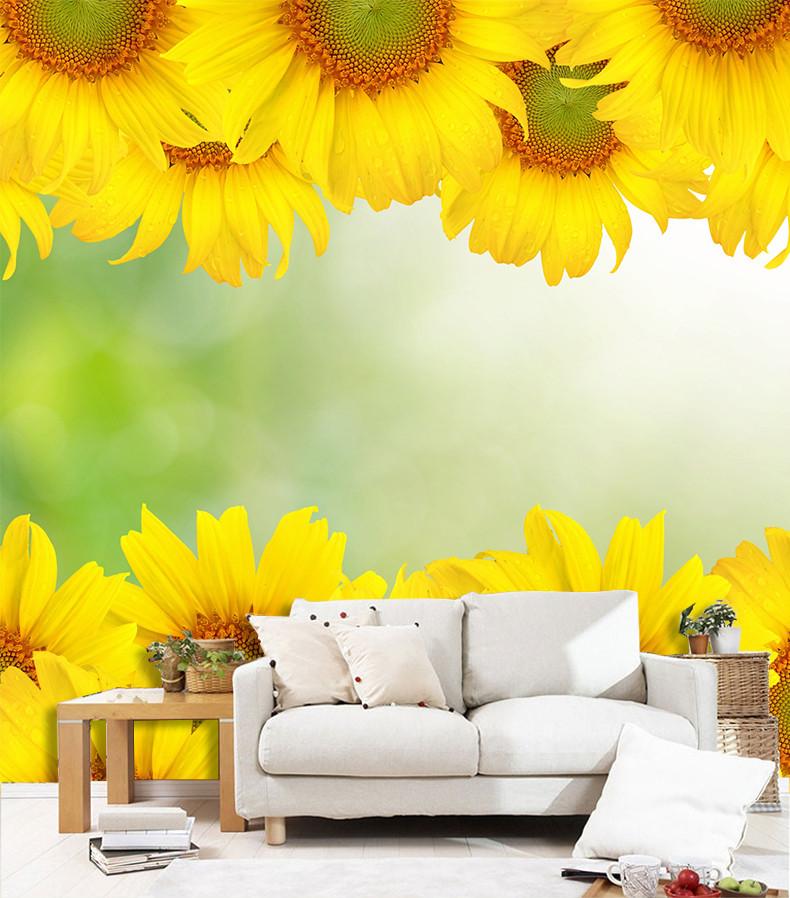 3D Sunflower Sunshine 294 Wallpaper AJ Wallpapers