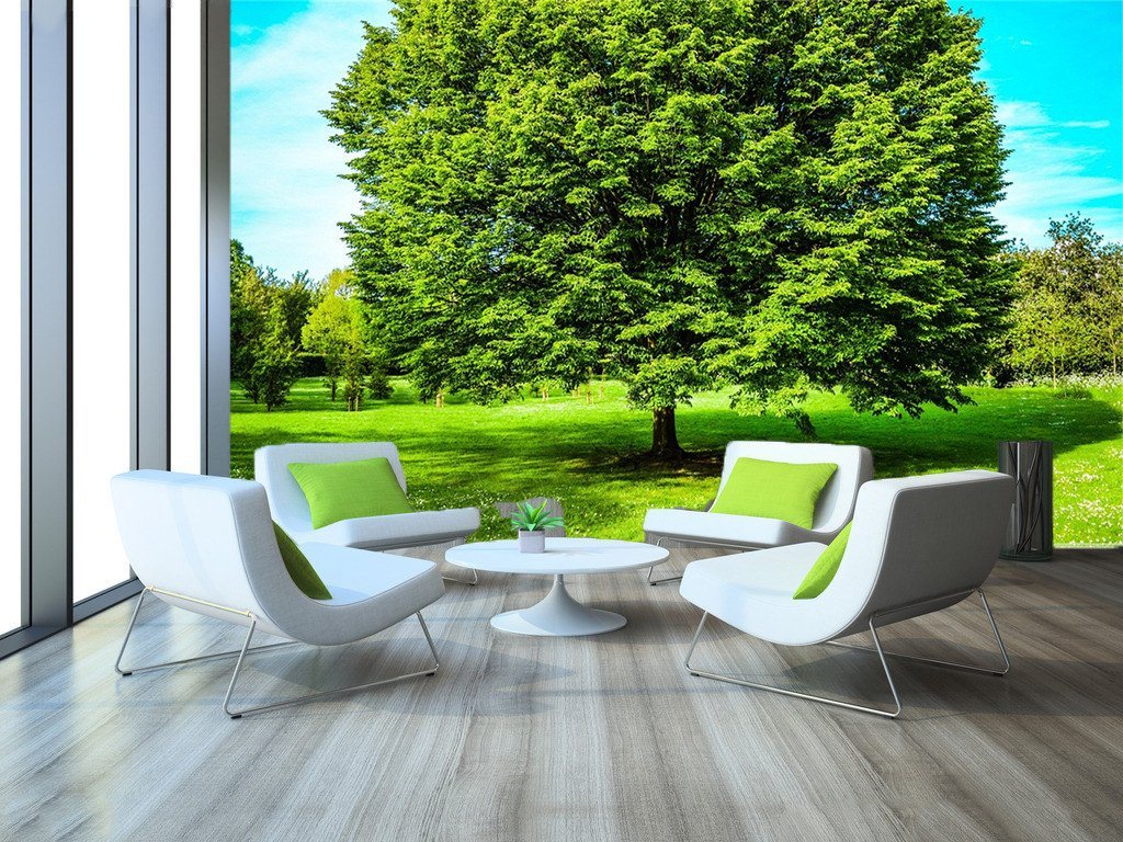 3D Green Tree 629 Wallpaper AJ Wallpaper
