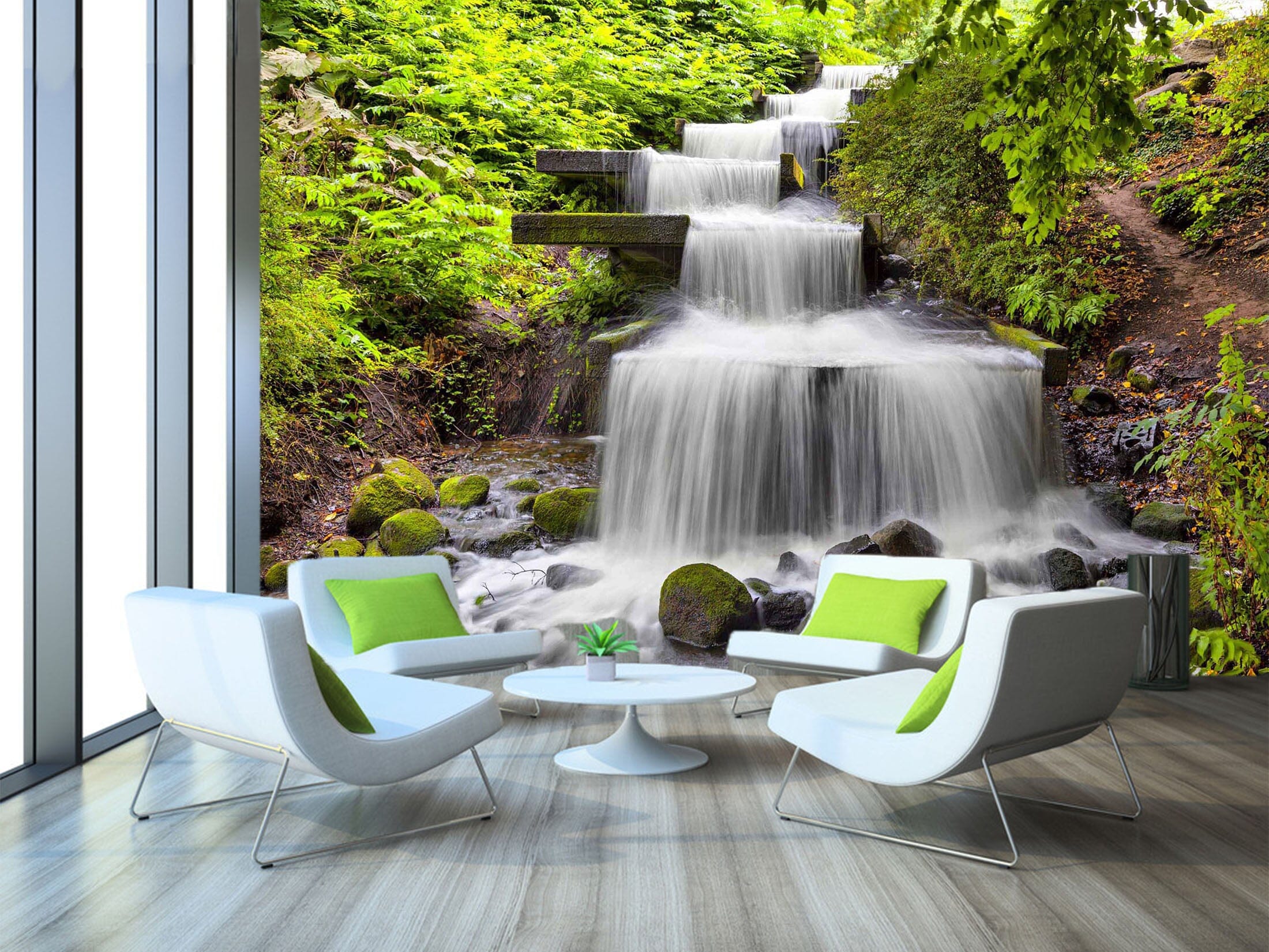 3D Forest Creek 1035 Wall Murals Wallpaper AJ Wallpaper 2