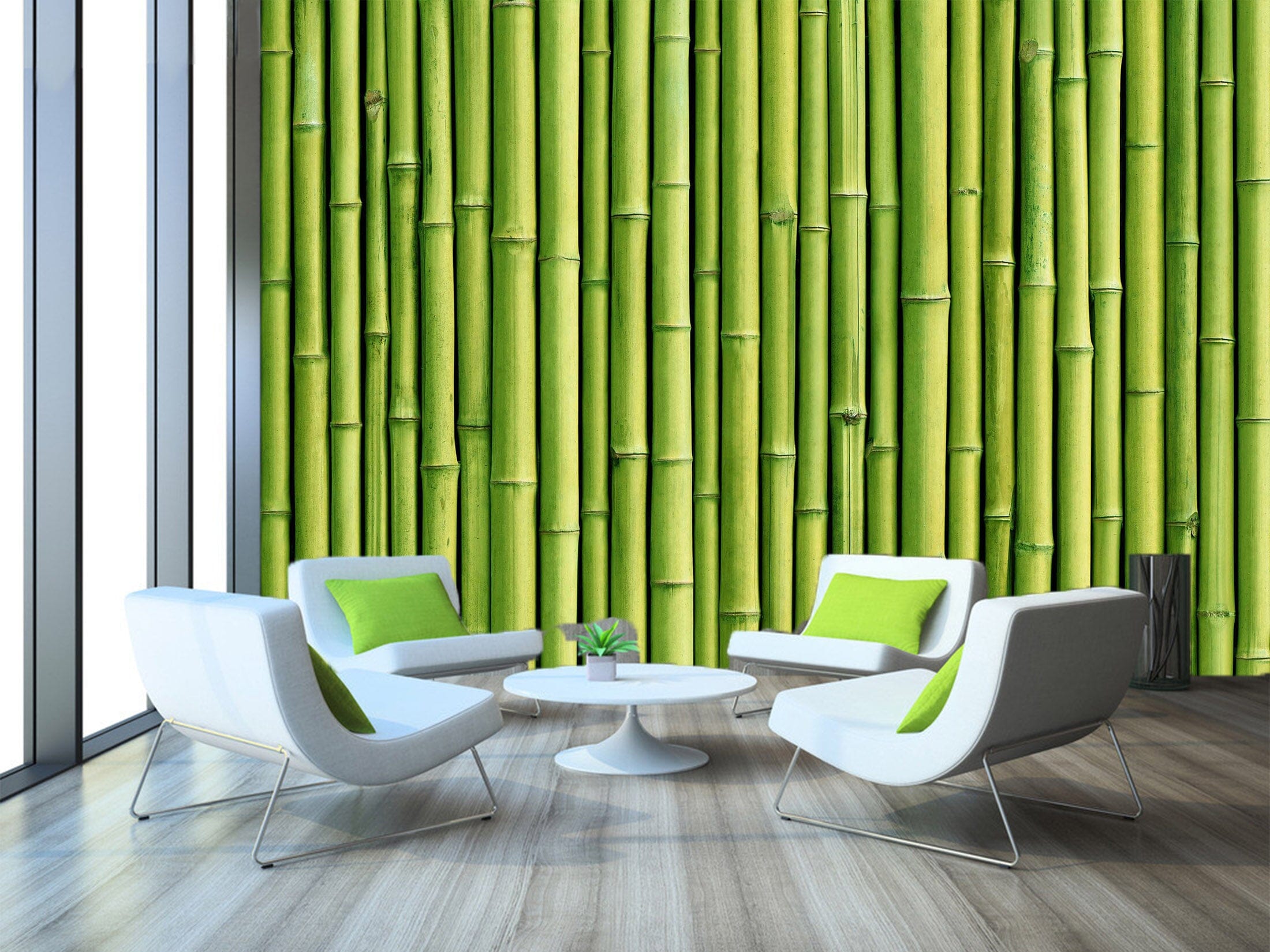 3D Green Bamboo 1012 Wall Murals Wallpaper AJ Wallpaper 2