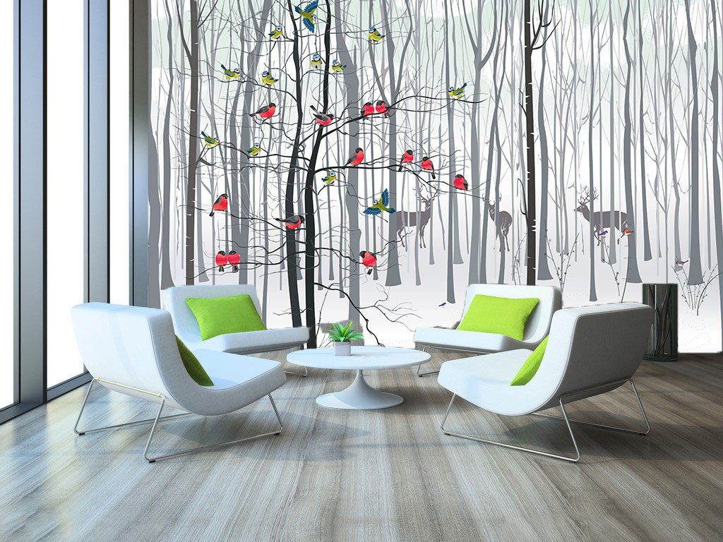 Bare Forest Wallpaper AJ Wallpaper