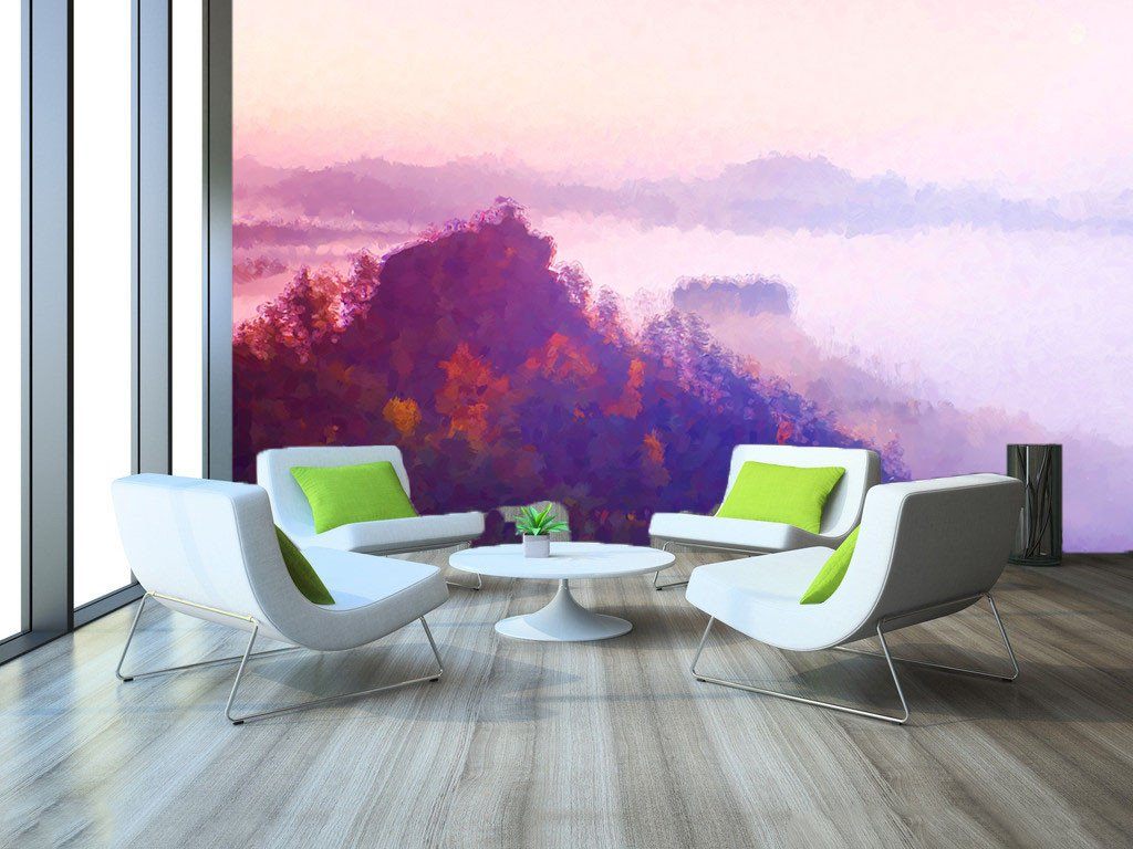 Hazy Natural Scenery Wallpaper AJ Wallpaper