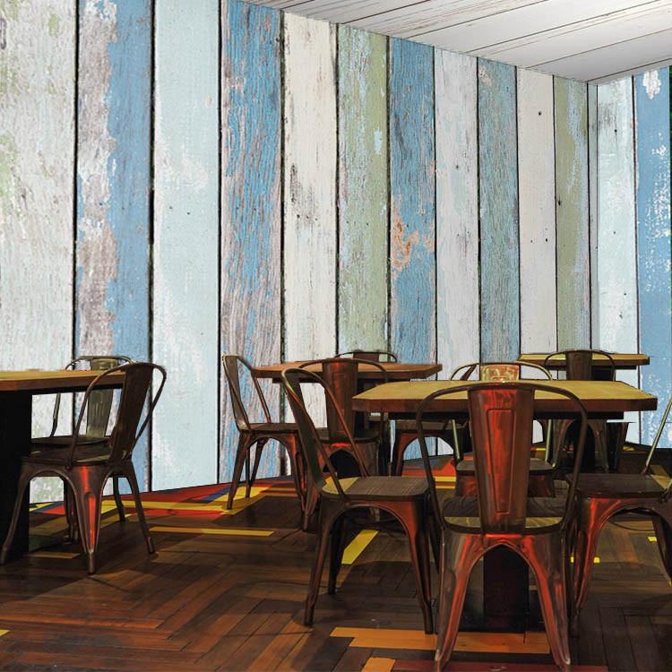 Blue Boards 1 Wallpaper AJ Wallpaper