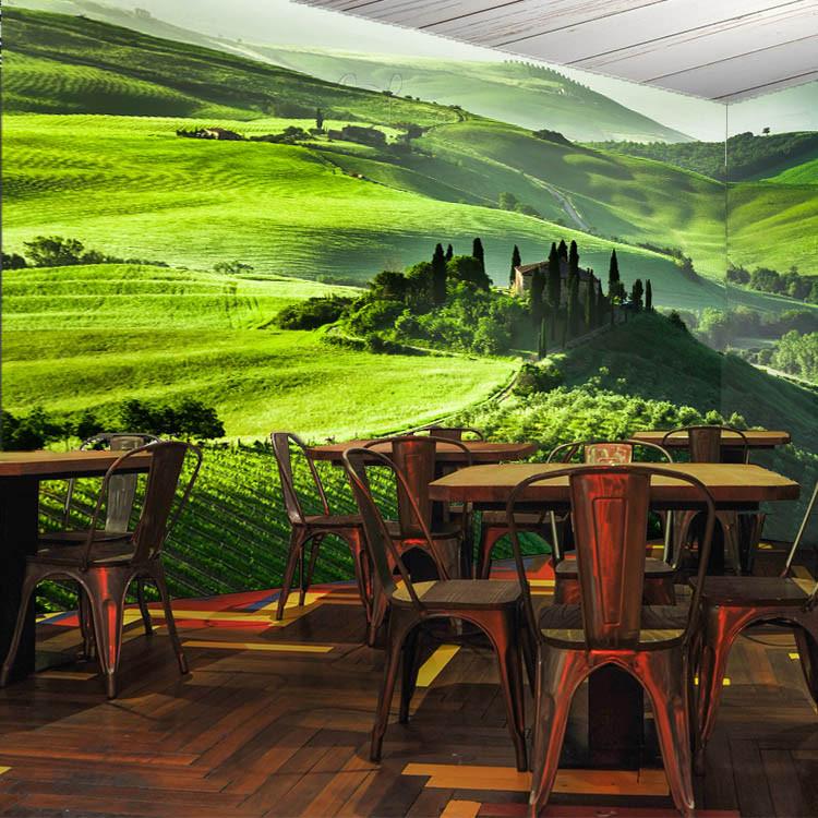 Green Hilly Terrain Wallpaper AJ Wallpaper