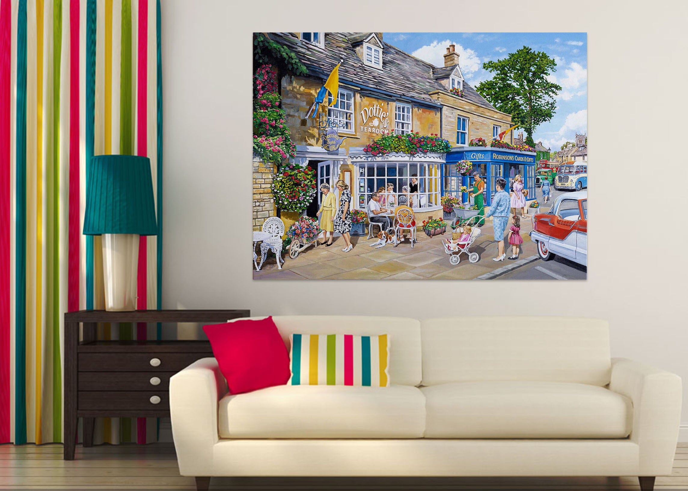 3D Tea Room 031 Trevor Mitchell Wall Sticker Wallpaper AJ Wallpaper 2