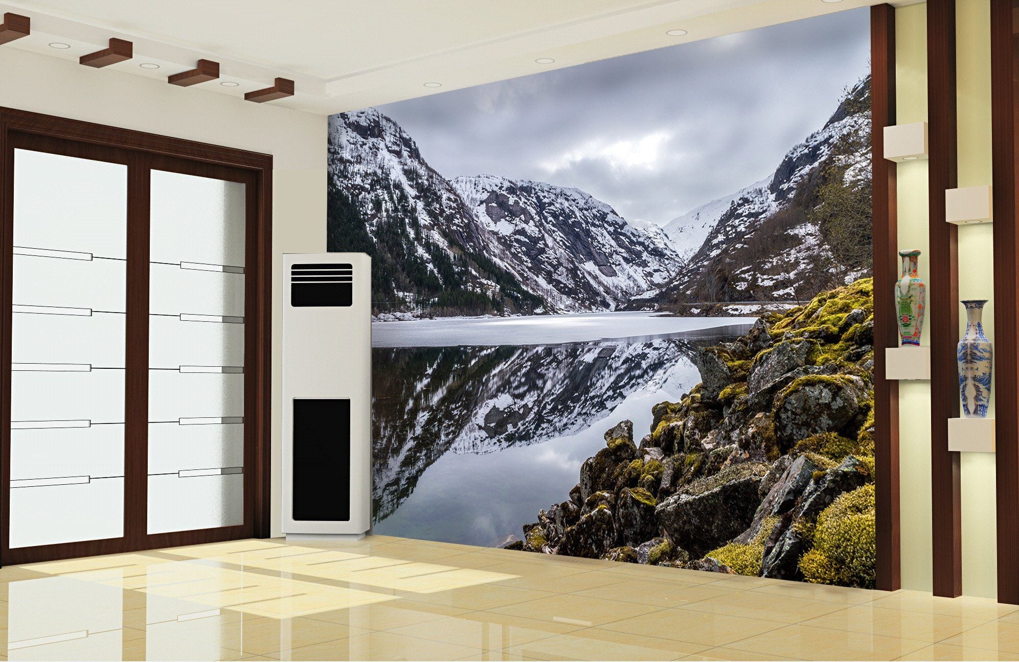 3D Snow Cold Hill 619 Wallpaper AJ Wallpaper