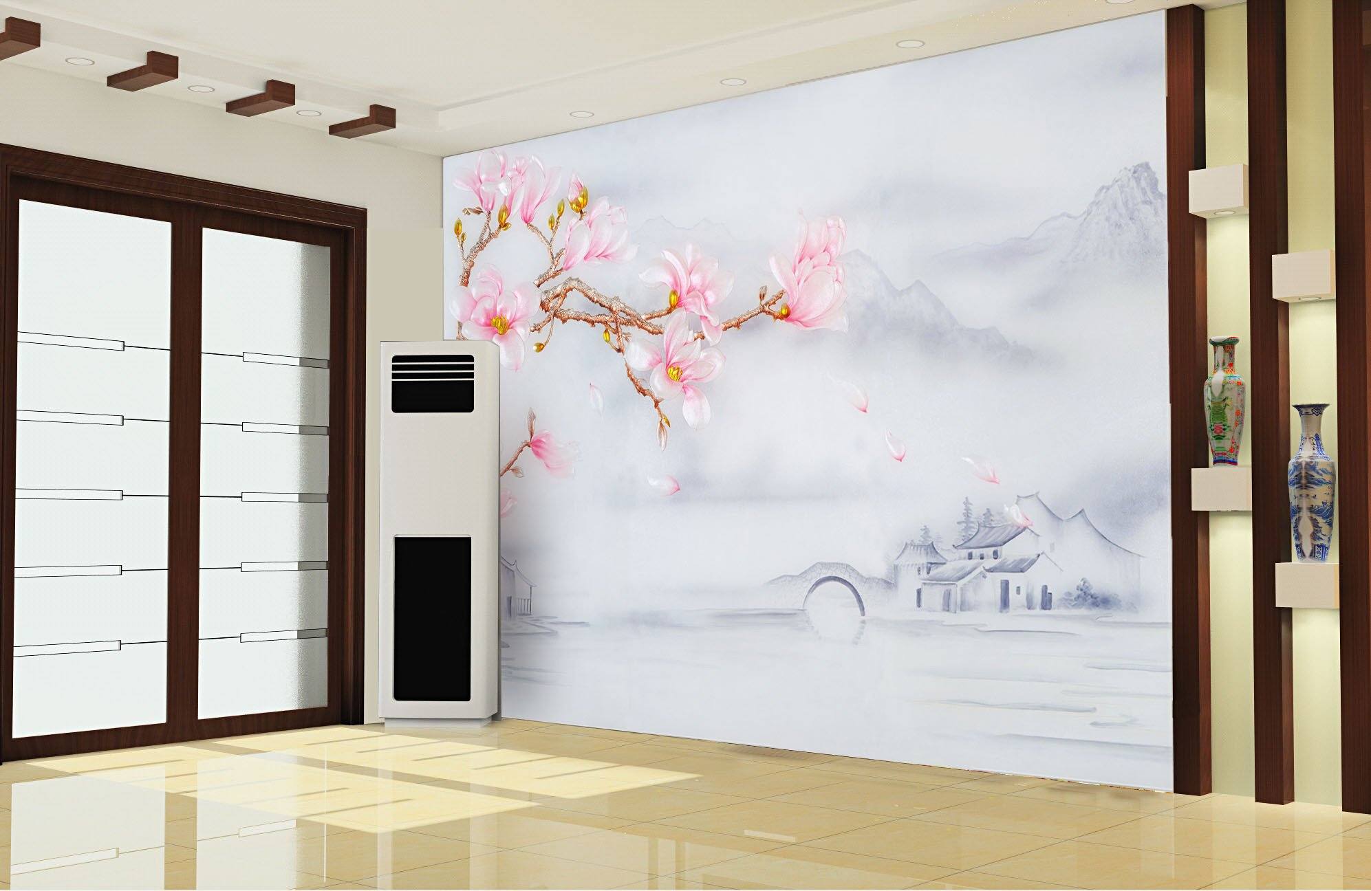 Elegant Town Scenery Wallpaper AJ Wallpaper 2