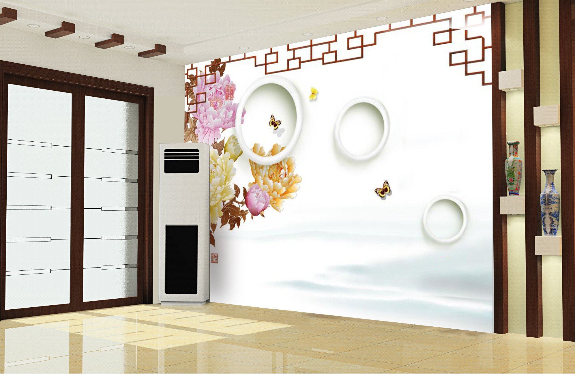 Yellow And Purple Peony 99 Wallpaper AJ Wallpaper 1