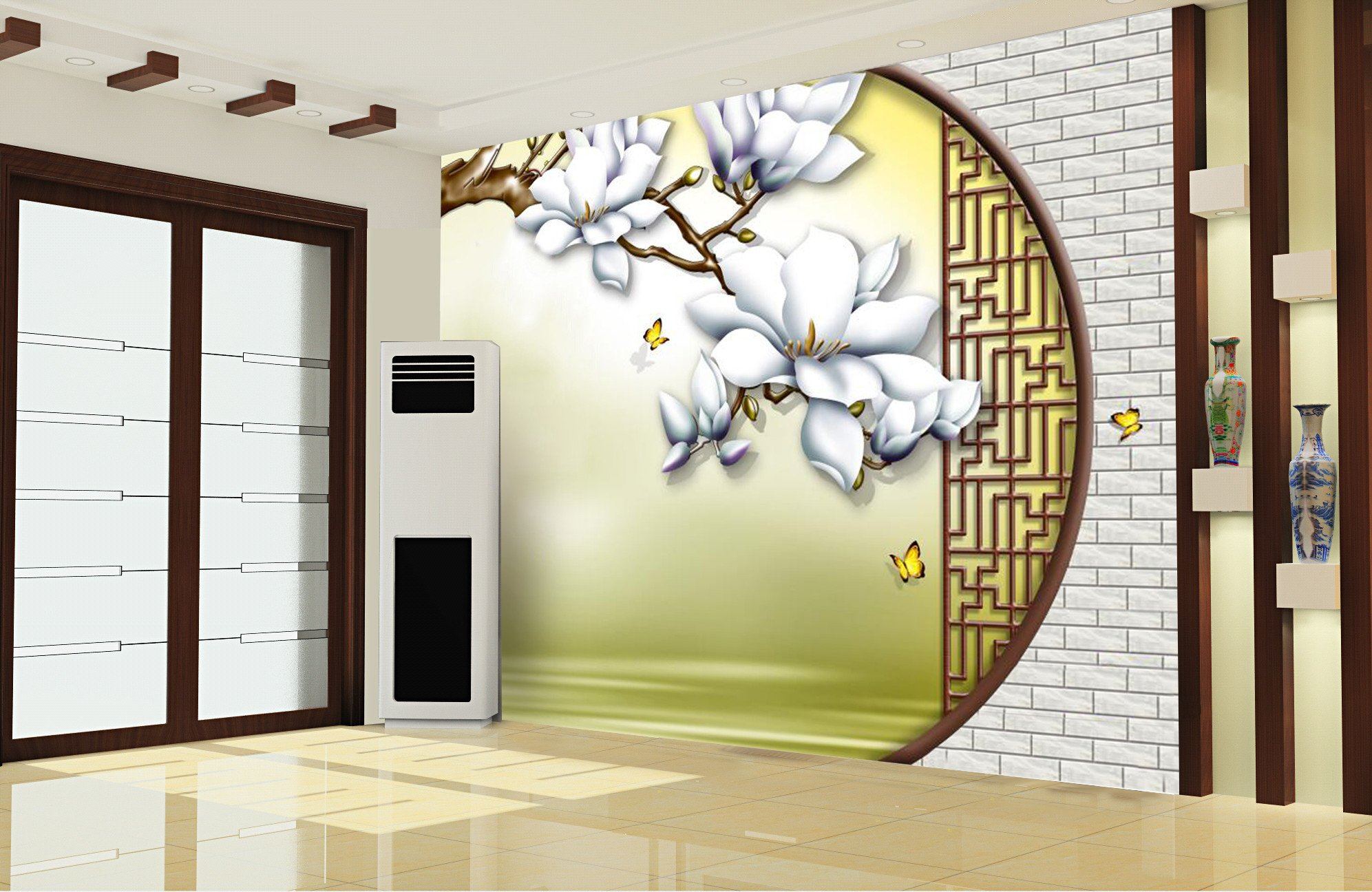 Pure White Flowers 884 Wallpaper AJ Wallpaper 1