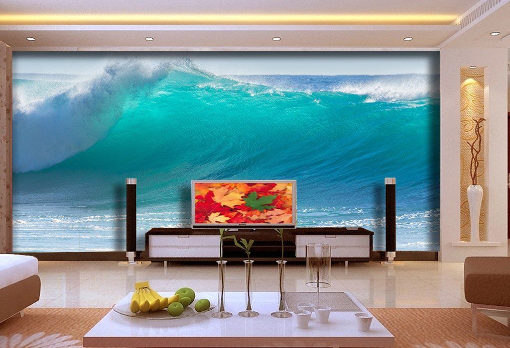 Ocean Wave Wallpaper AJ Wallpaper