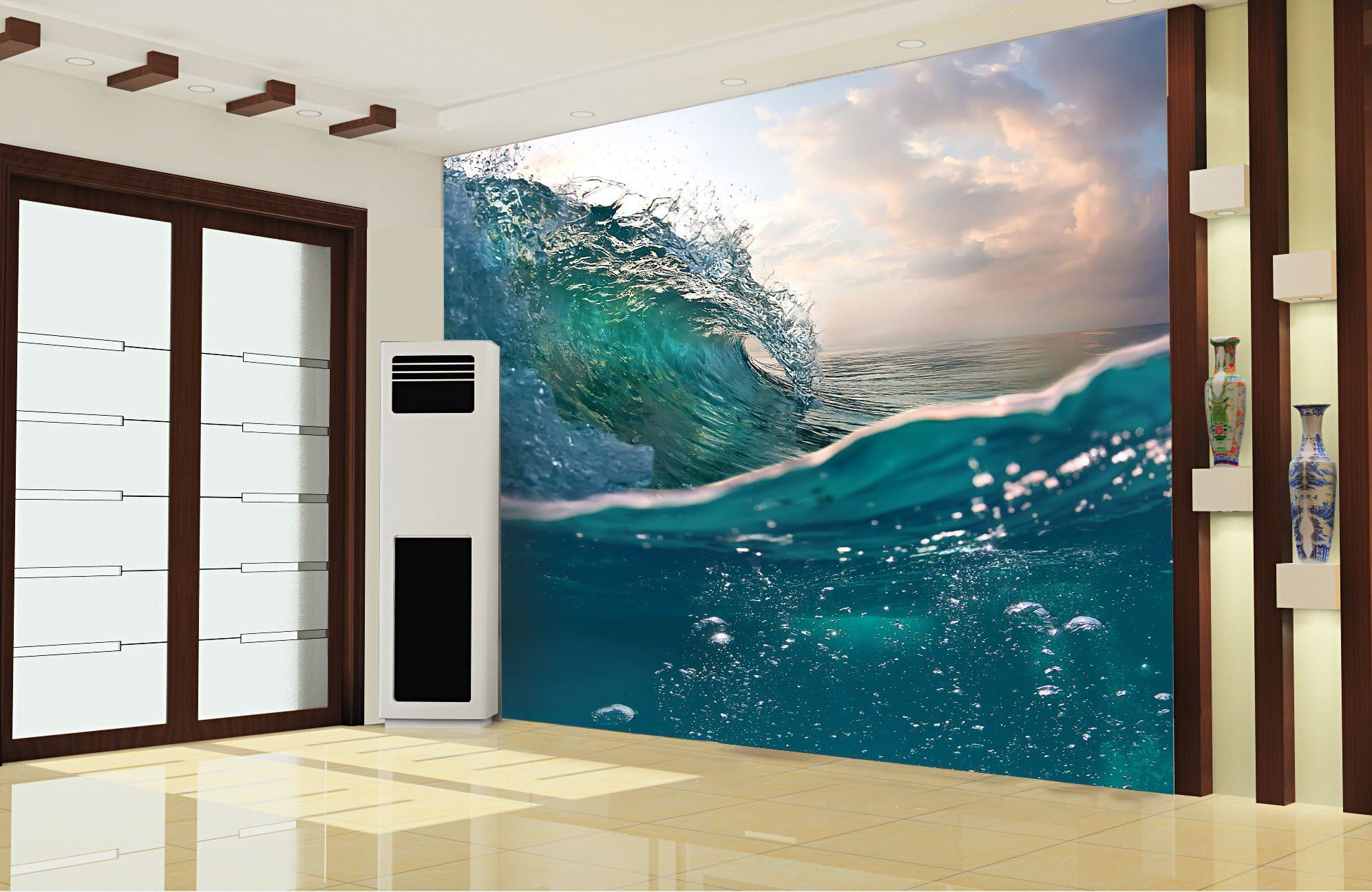 Unstable Ocean Surface Wallpaper AJ Wallpaper