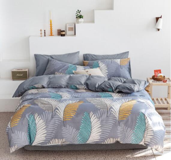 3D Leaves 30085 Bed Pillowcases Quilt