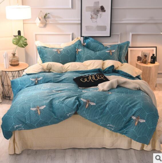 3D Blue Dragonfly 20124 Bed Pillowcases Quilt