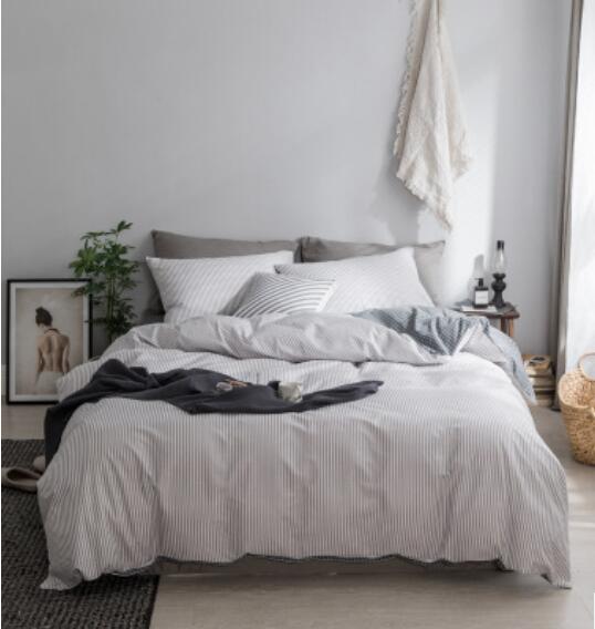 3D White Grid 14151 Bed Pillowcases Quilt