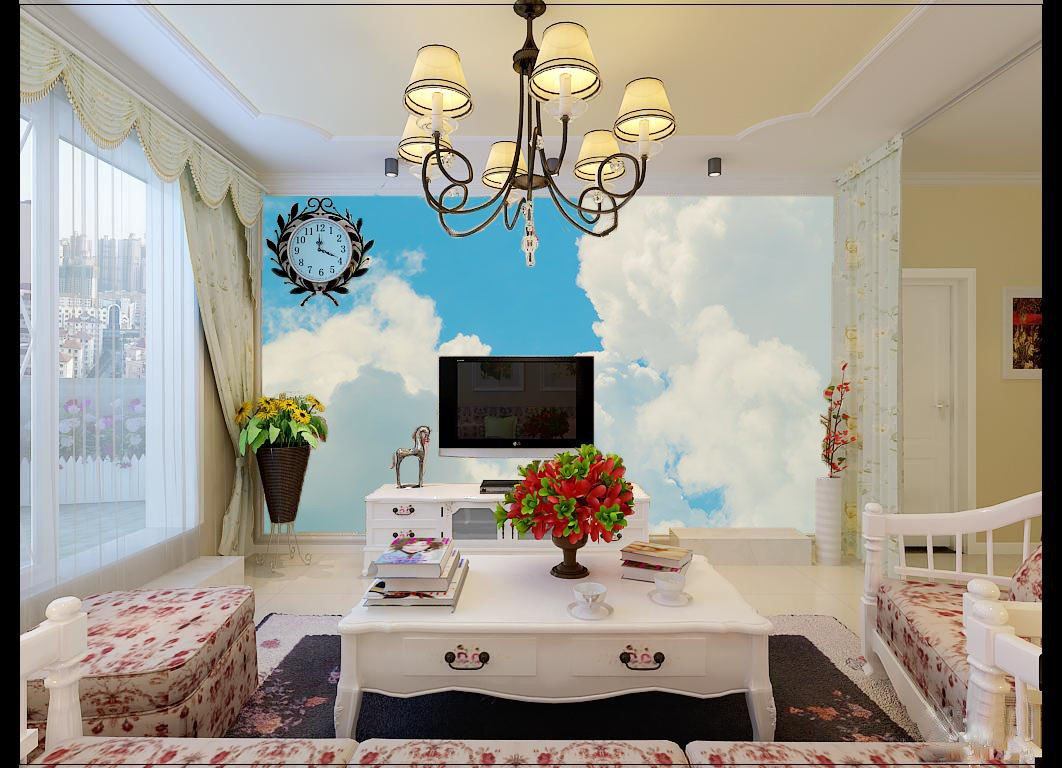 White Clouds 1 Wallpaper AJ Wallpaper