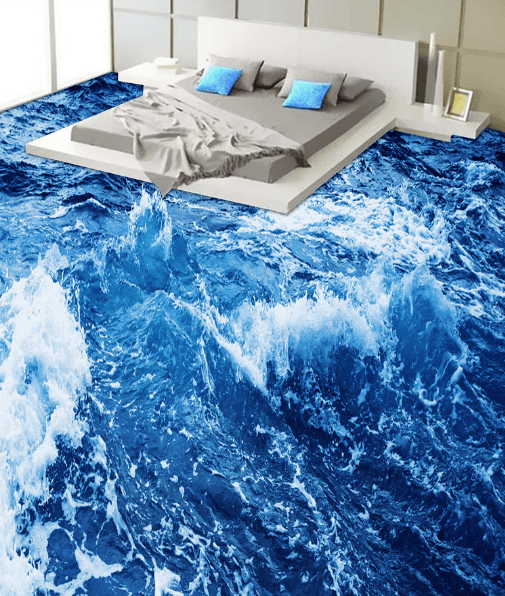 3D Turbulent 122 Floor Mural Wallpaper AJ Wallpaper 2