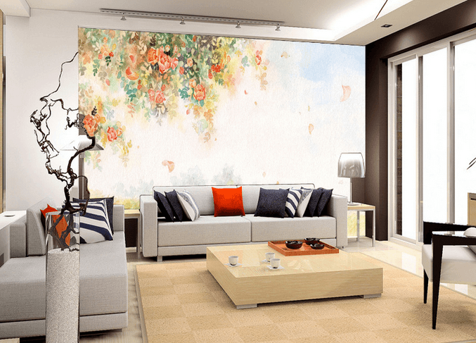 Dancing Petals Wallpaper AJ Wallpaper