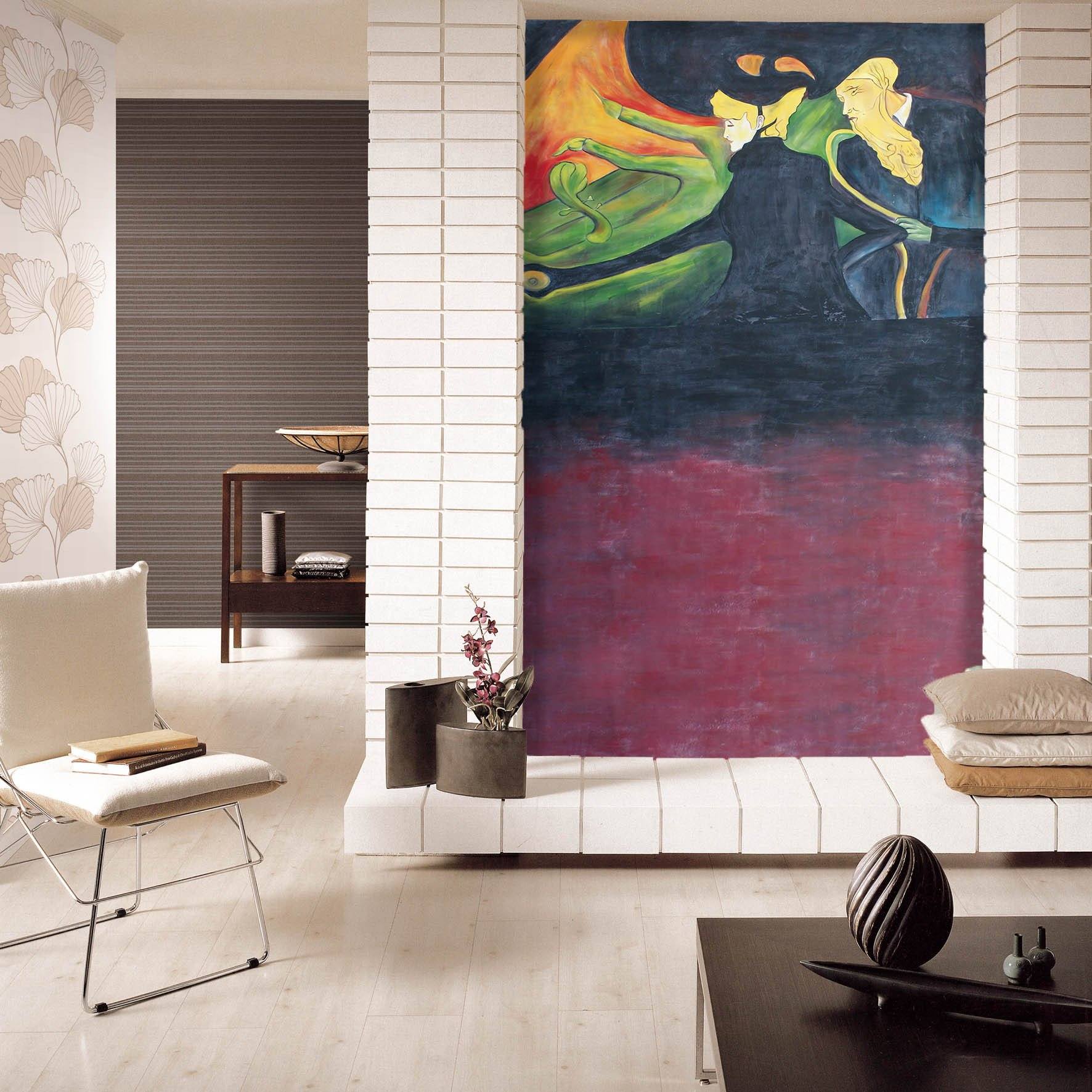 Figures Painting Wallpaper AJ Wallpaper