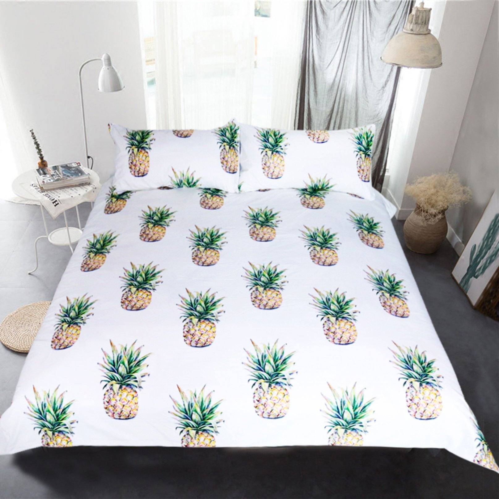 3D Small Pineappler 211 Bed Pillowcases Quilt Wallpaper AJ Wallpaper