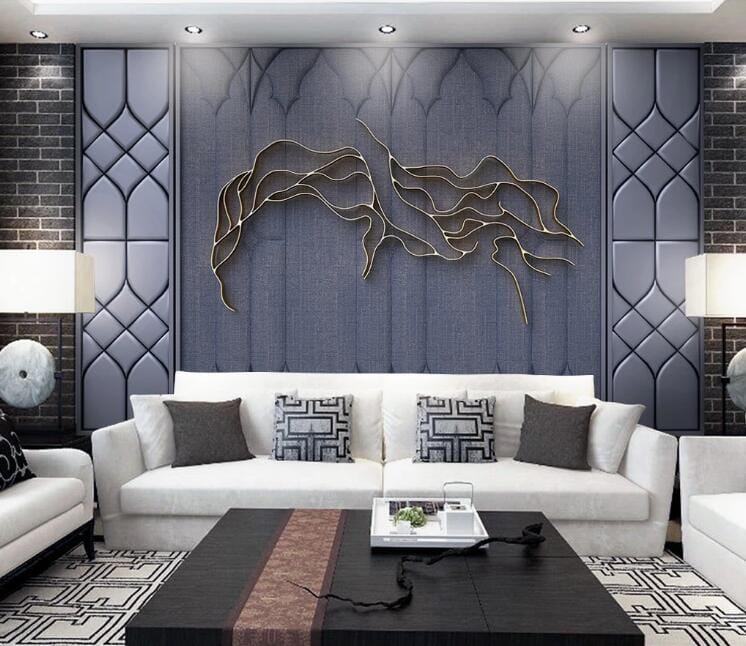 3D Black Pattern WC166 Wall Murals Wallpaper AJ Wallpaper 2