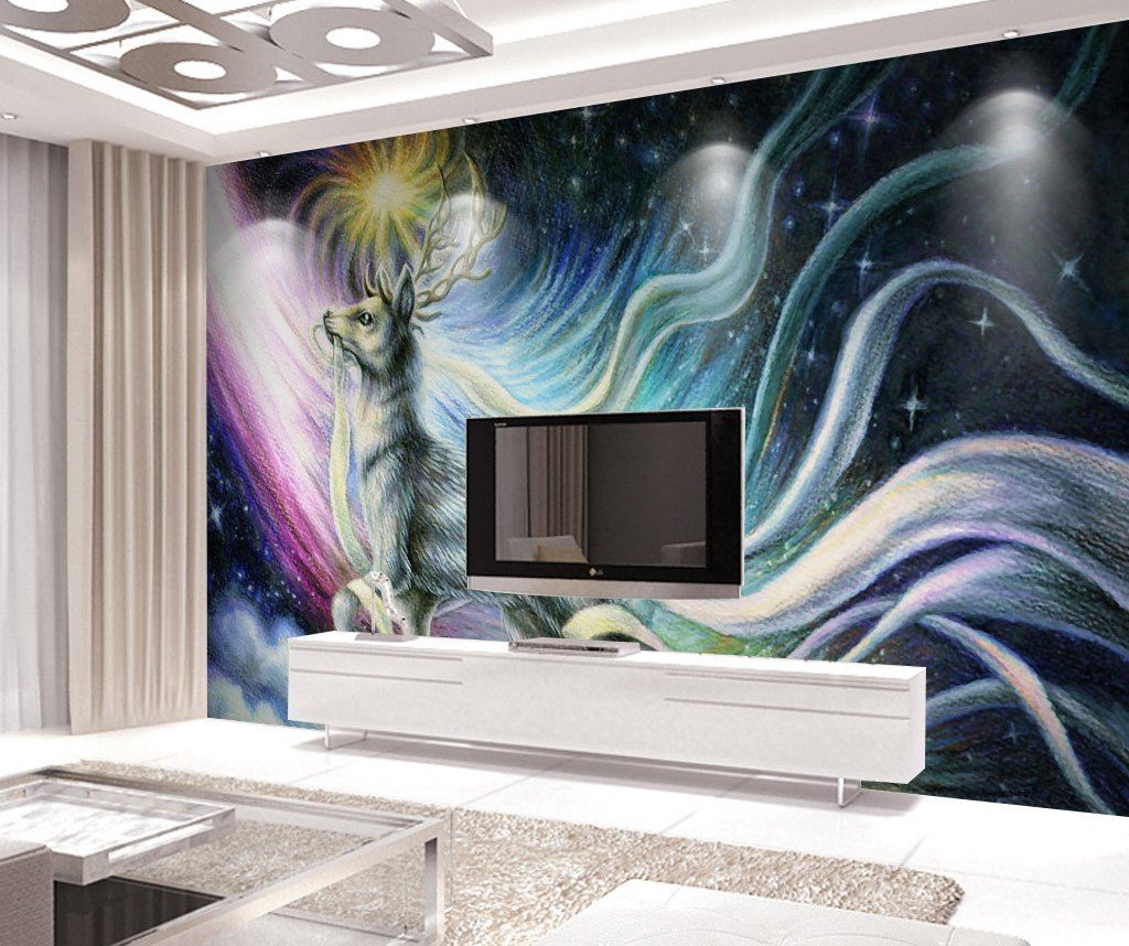 3D Elk 351 Wall Murals Wallpaper AJ Wallpaper 2