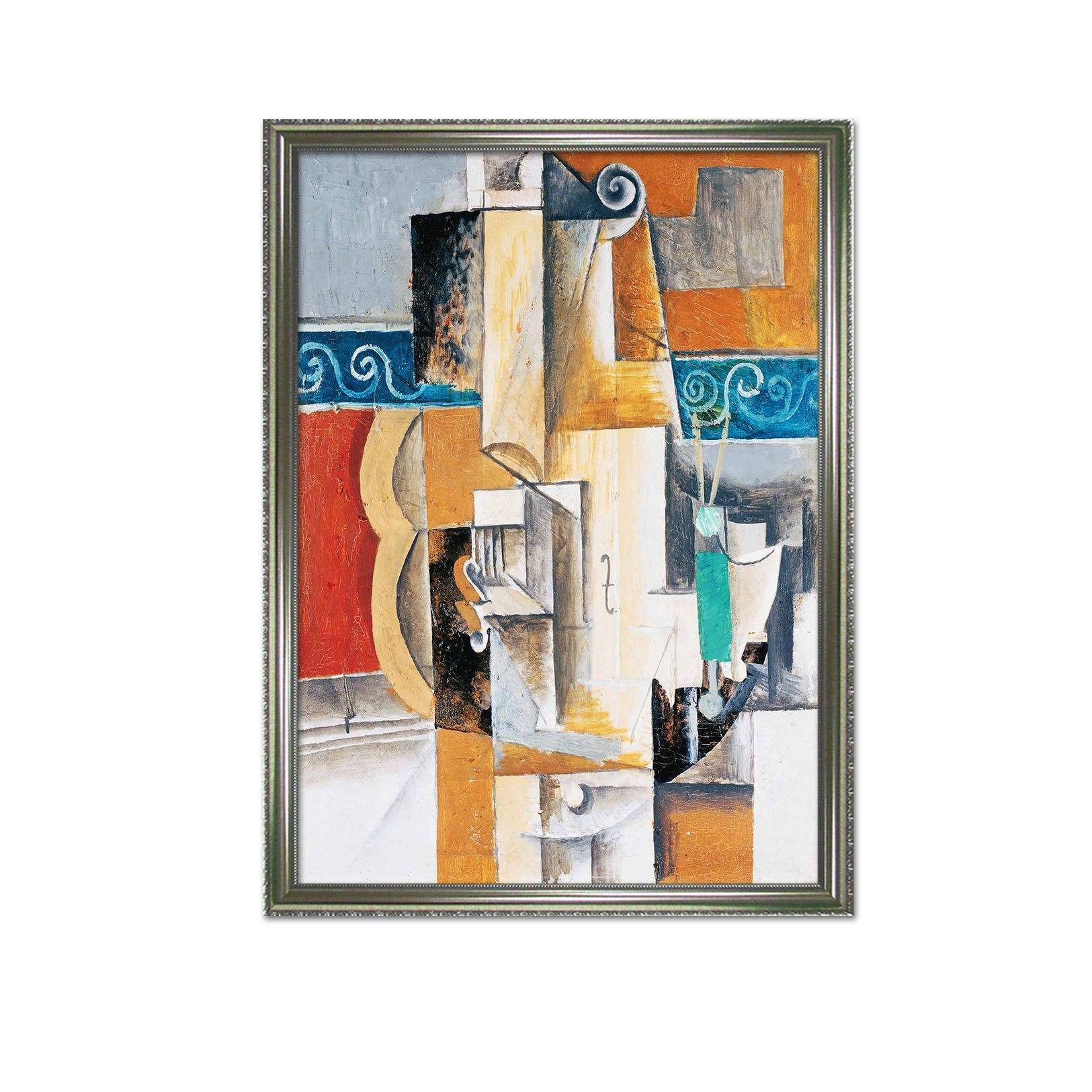 3D Mosaic Painting 130 Fake Framed Print Painting Wallpaper AJ Creativity Home