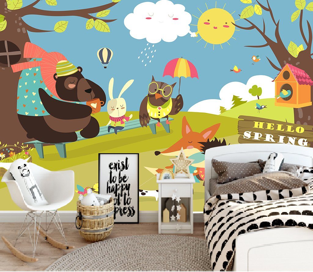 3D Animal World 848 Wall Murals Wallpaper AJ Wallpaper 2