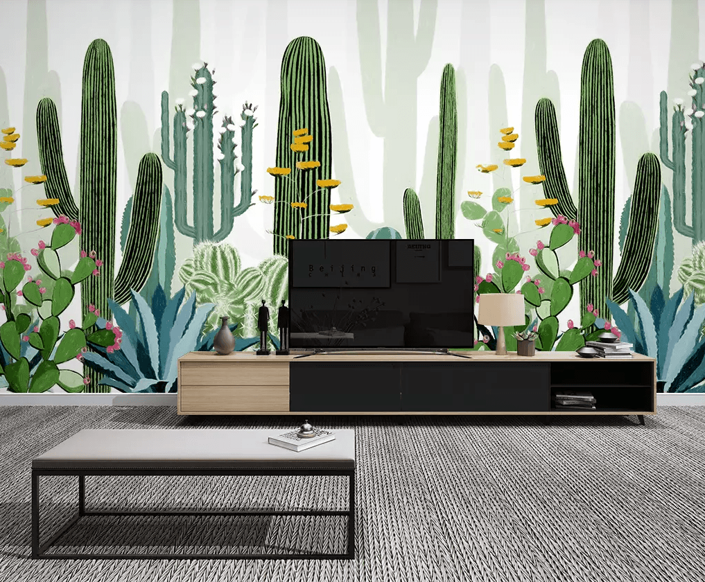 3D Cactus Long 368 Wallpaper AJ Wallpaper 2