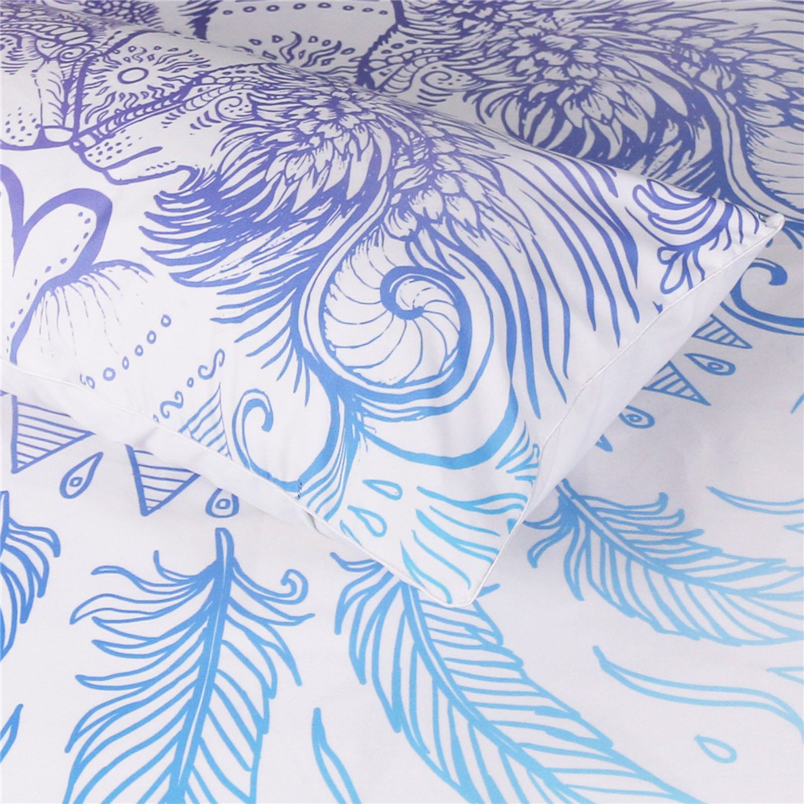 3D Pro-Wolf White 155 Bed Pillowcases Quilt Wallpaper AJ Wallpaper