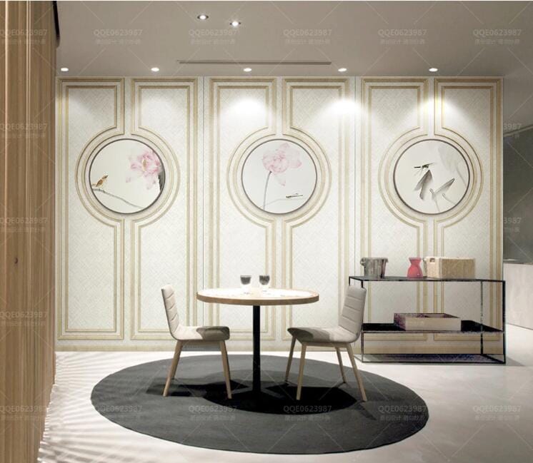 3D Flowers Birds WC178 Wall Murals Wallpaper AJ Wallpaper 2