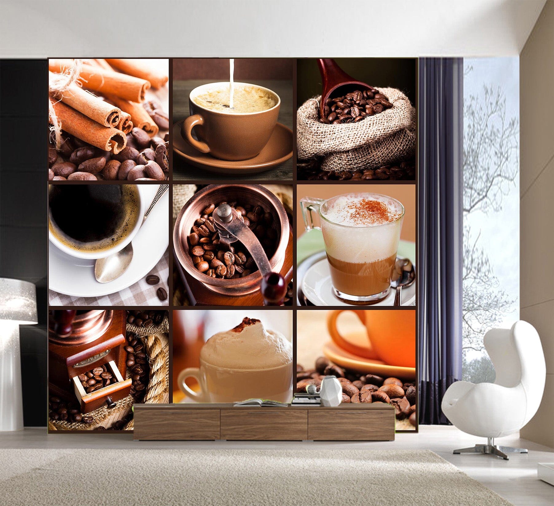 3D Coffee Aroma 1083 Wall Murals Wallpaper AJ Wallpaper 2