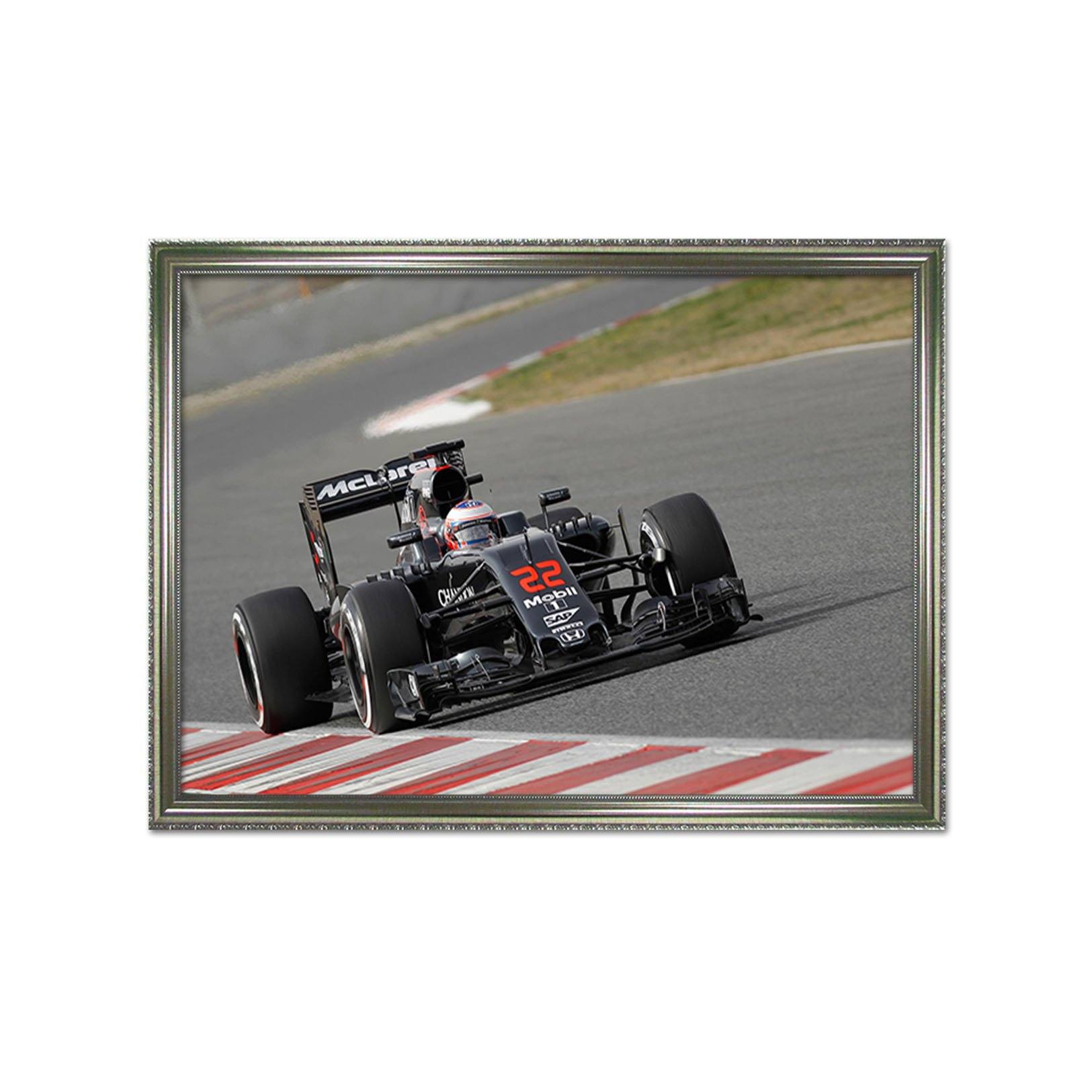 3D Running Truck 199 Fake Framed Print Painting Wallpaper AJ Creativity Home