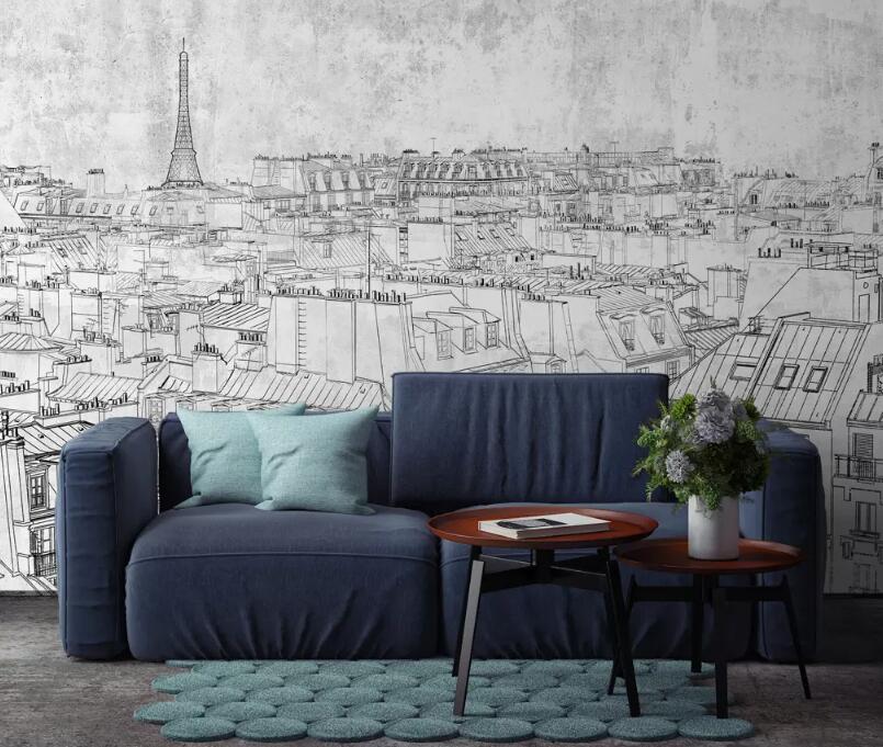 3D Town 613 Wall Murals Wallpaper AJ Wallpaper 2