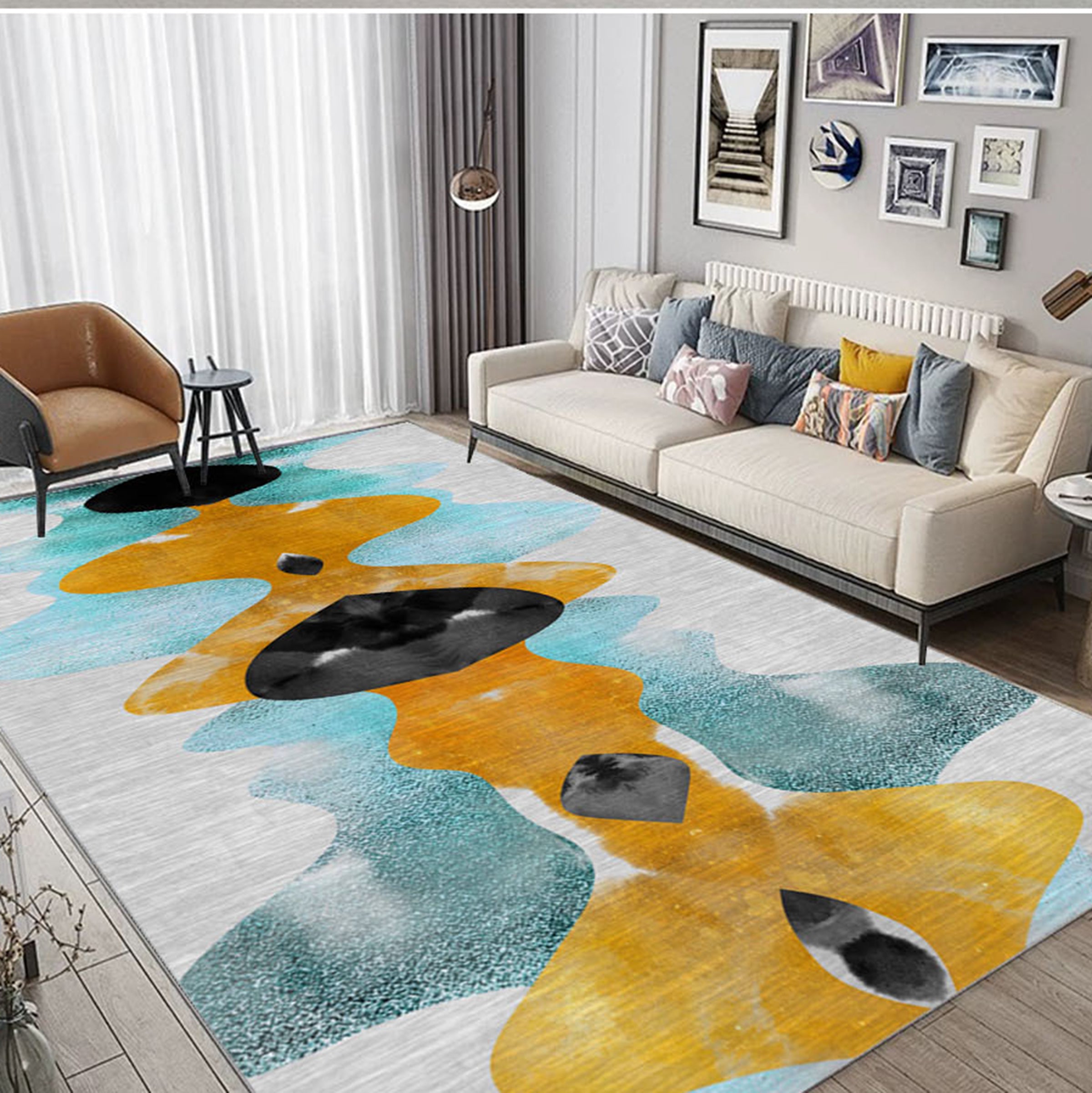 3D Color Graffiti WG492 Non Slip Rug Mat Mat AJ Creativity Home