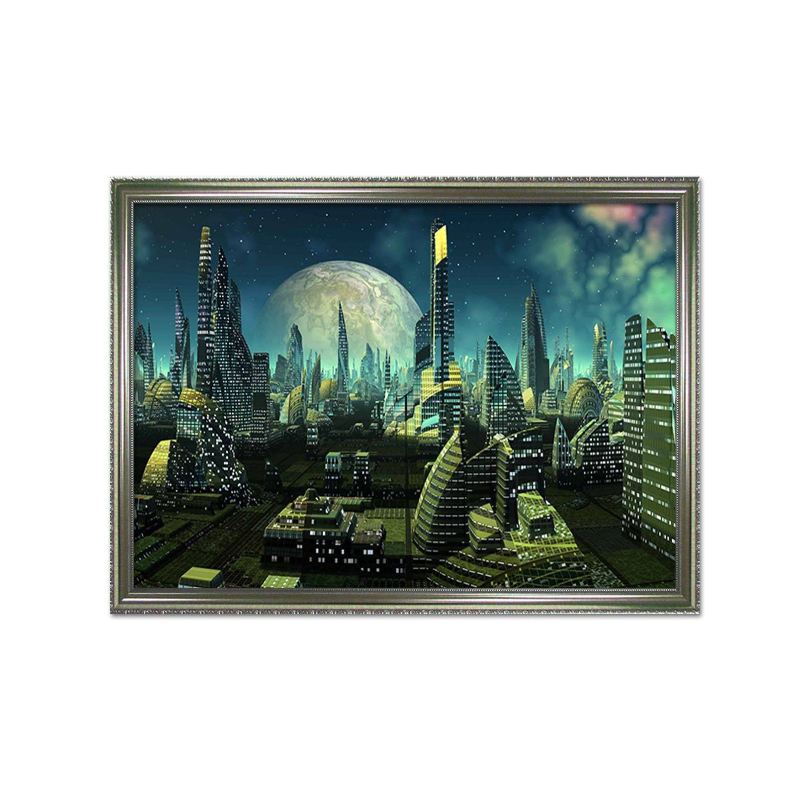 3D High Ttech 019 Fake Framed Print Painting Wallpaper AJ Creativity Home