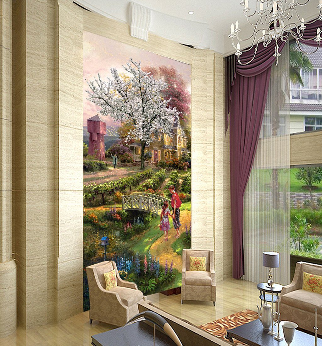 3D Manor 673 Wall Murals Wallpaper AJ Wallpaper 2