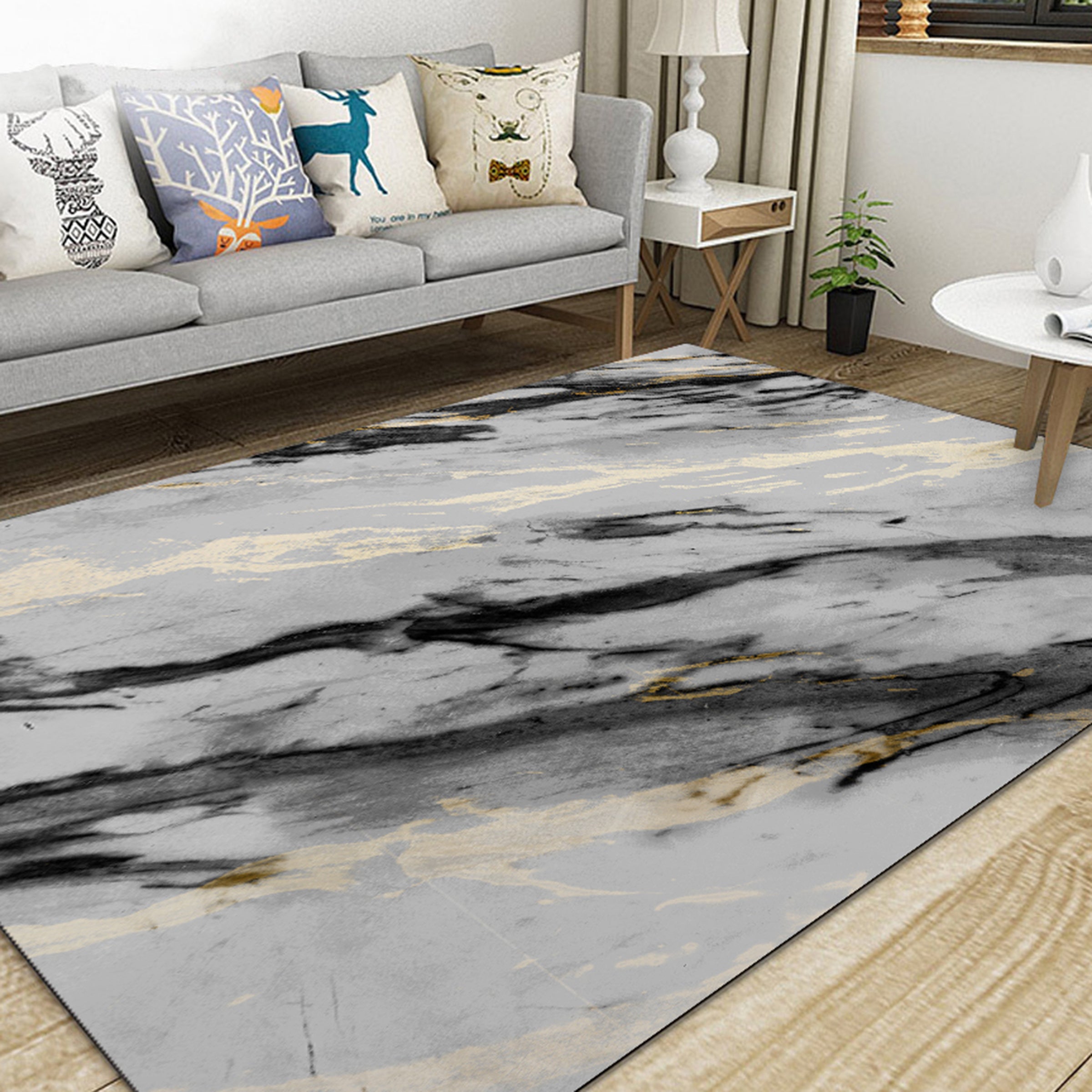 3D Color Pattern WG435 Non Slip Rug Mat Mat AJ Creativity Home