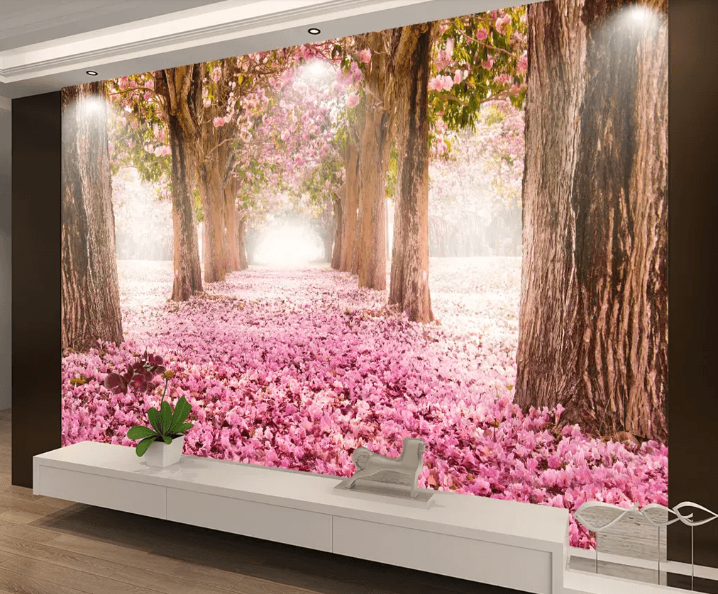 3D Cherry Blossoms Petal 426 Wallpaper AJ Wallpaper 2