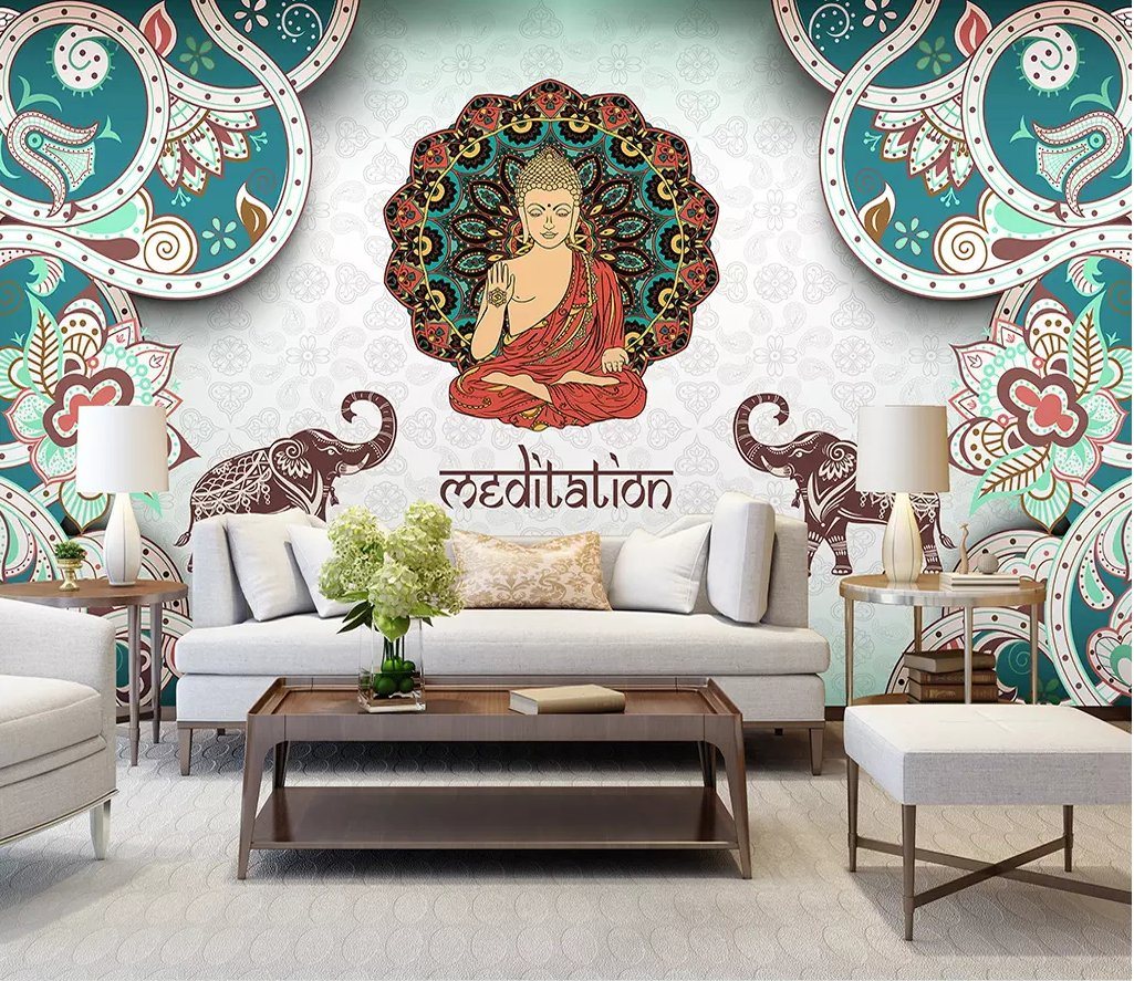 3D Thai Indian Yoga Center 259 Wallpaper AJ Wallpaper