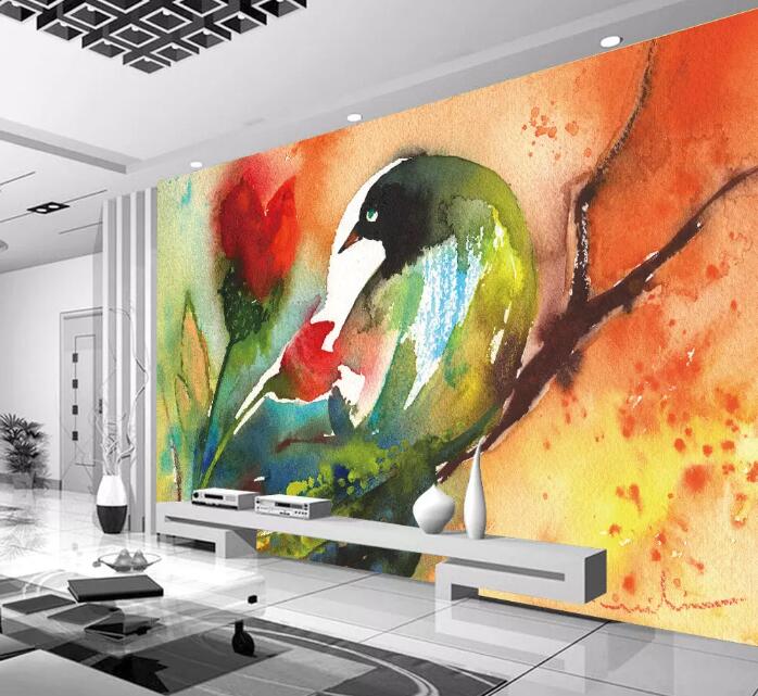 3D Color Bird 1171 Wall Murals Wallpaper AJ Wallpaper 2