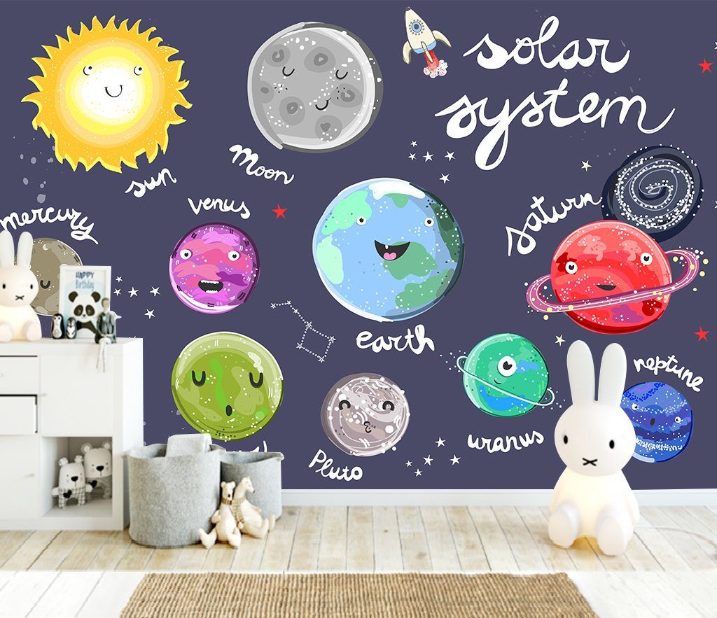 3D Night Moon 849 Wall Murals Wallpaper AJ Wallpaper 2