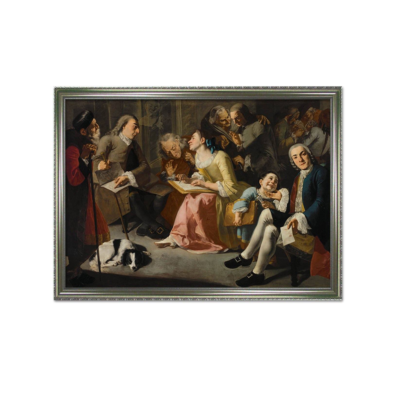 3D Study Exchange 035 Fake Framed Print Painting Wallpaper AJ Creativity Home