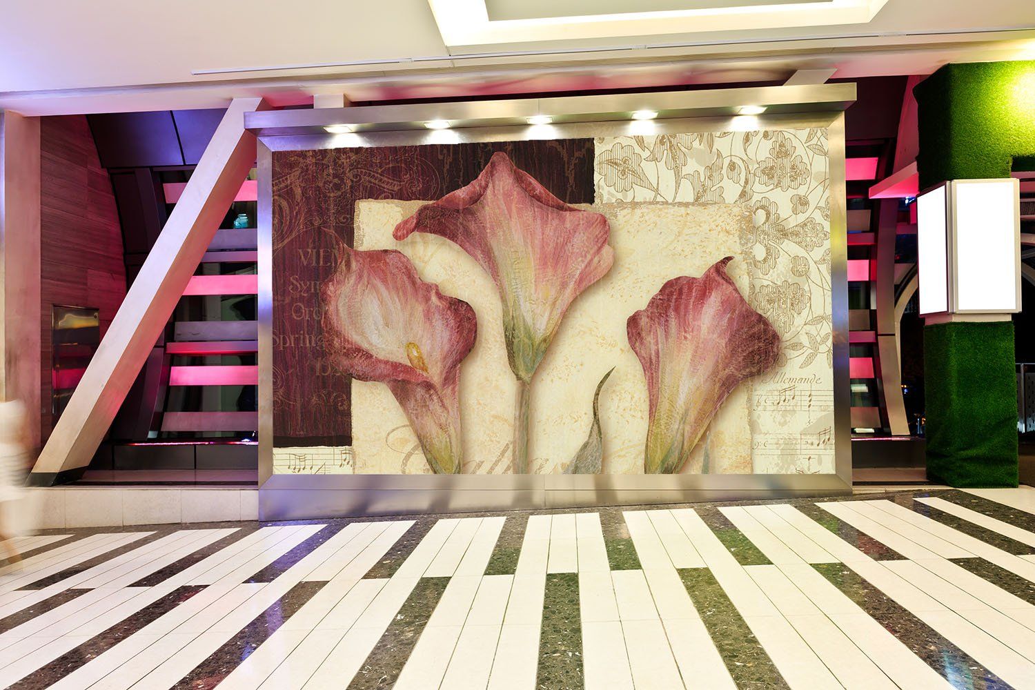 3D Lily Flower 042 Wallpaper AJ Wallpaper
