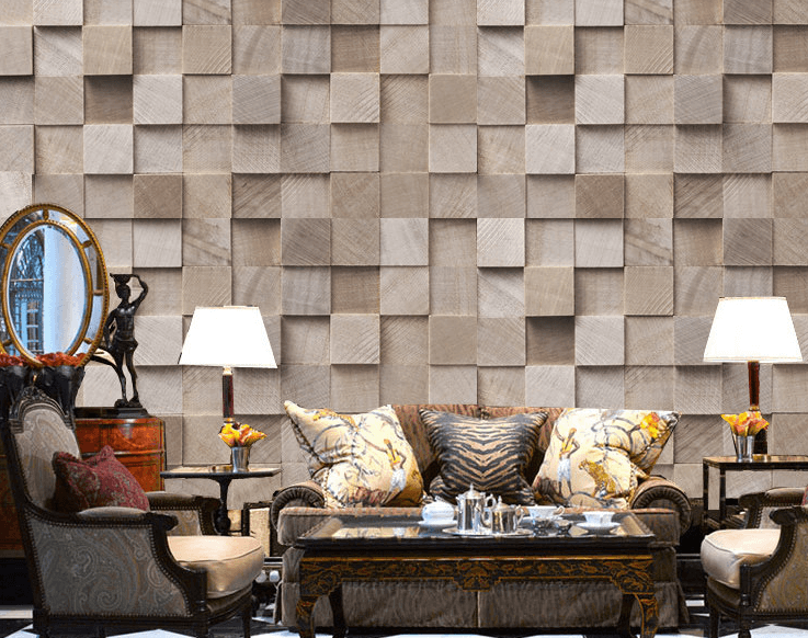 Uneven Wooden Boxes 1 Wallpaper AJ Wallpaper