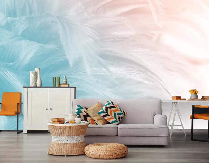 3D Colored Feather 910 Wall Murals Wallpaper AJ Wallpaper 2