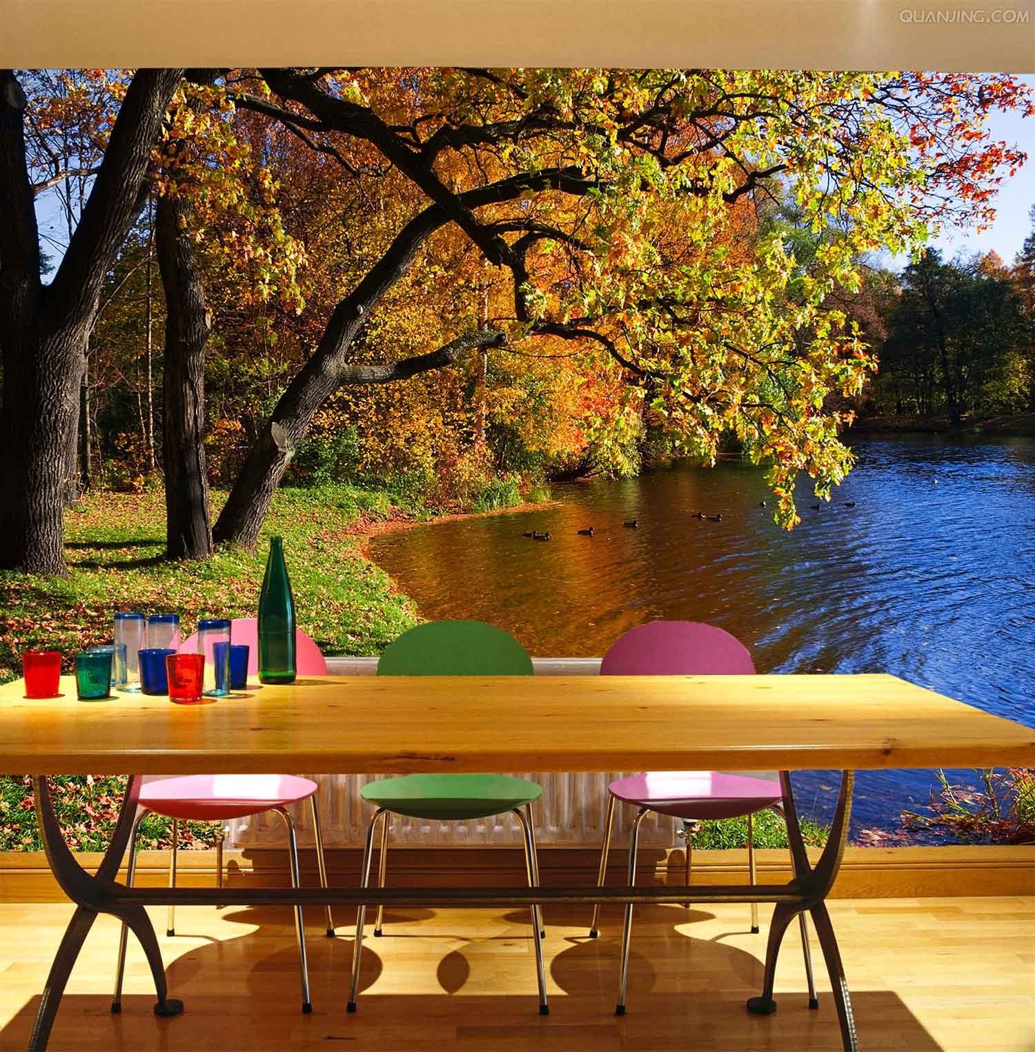 Lakeside Scenery Wallpaper AJ Wallpaper