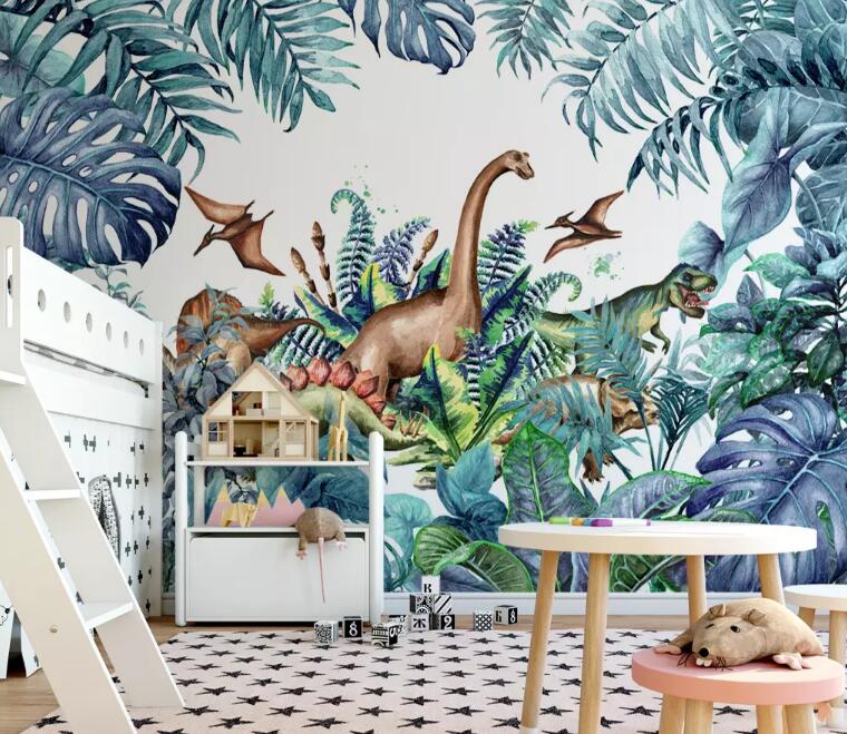3D Dinosaur Kingdom 1310 Wall Murals Wallpaper AJ Wallpaper 2